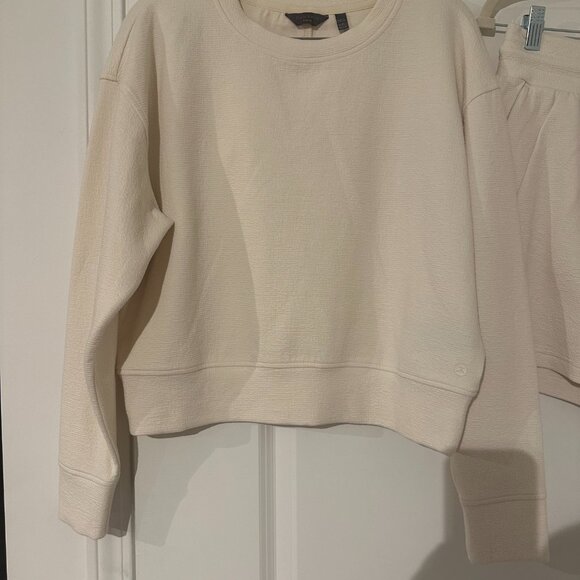 Danskin Cream Crew Neck Sweater - Picture 2 of 10
